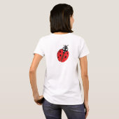 レディーバグイラストレーション Tシャツ (裏面フル)