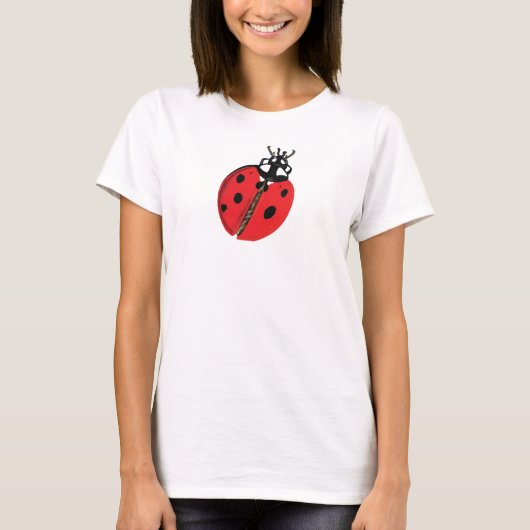 レディーバグイラストレーション Tシャツ (正面)