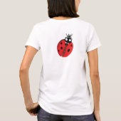 レディーバグイラストレーション Tシャツ (裏面)