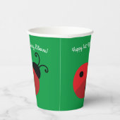 レディーバグカワイトキッズ第1誕生日パーティー 紙コップ (右)