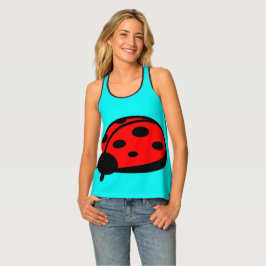 レディーバグターコイズレディースレーサーバックタンクトップ タンクトップ