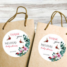 レディーバグ女の子のシャワーの好意