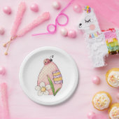 レディーバグ復活卵 ペーパープレート (パーティー)