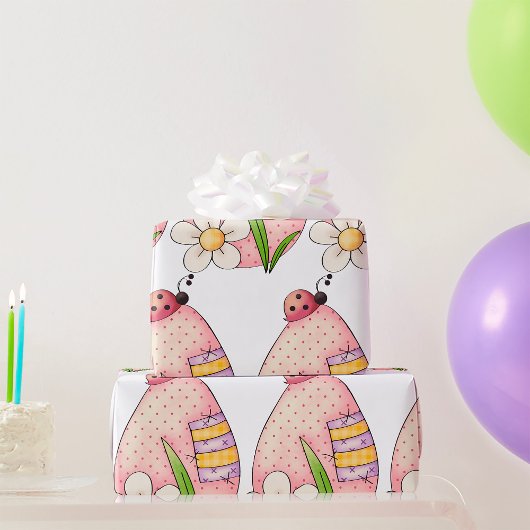 レディーバグ復活卵 ラッピングペーパー