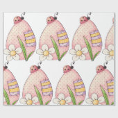 レディーバグ復活卵 ラッピングペーパー (フラット)