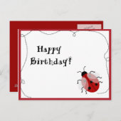 レディーバグ投稿カード ポストカード (正面/裏面)