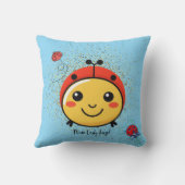 レディーバグ枕 クッション (裏面)