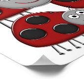 レディーバグ誕生日パーティバナー ポスター (角)