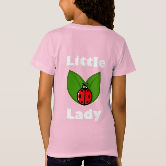 レディーバグ3枚 – 女子素晴らしジャージーTシャツ Tシャツ (裏面)