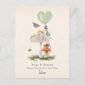 レディーバグ&キスカタツムリ教室バレンタイン写真 ポストカード (正面)