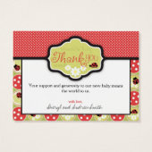 レディーバグTYギフトラベル (裏面)