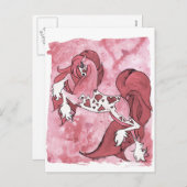 レディーバレンタイン シーズンポストカード (正面/裏面)