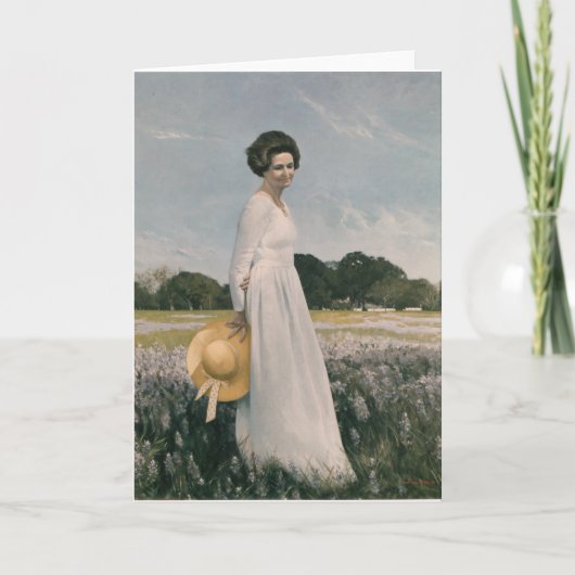 レディーバードジョンソン – Aaron Shikler (1978) カード (正面)