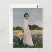 レディーバードジョンソン – Aaron Shikler (1978) ポストカード (正面/裏面)