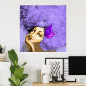 レディーパピリオネムアート ポスター (ホームオフィス)