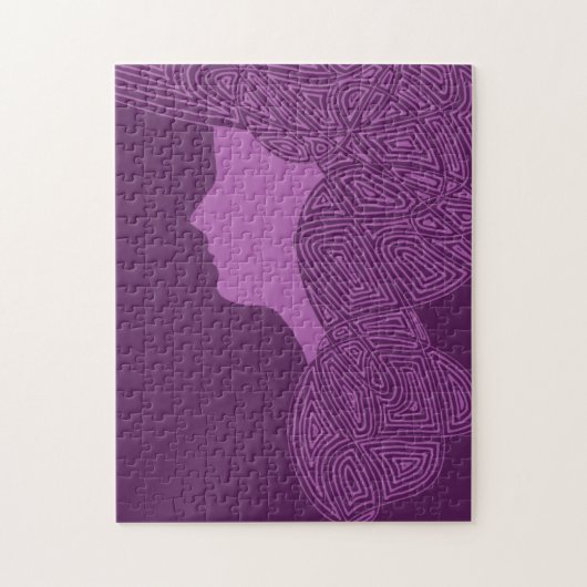 レディーパープル ジグソーパズル (縦)