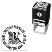 レディーフェアリーホールディングバタフライネーム差出人住所 セルフインキングスタンプ (インサイチュ)