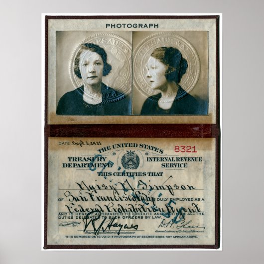 レディーフーチハンター – デイジーシンプソン1921 ポスター (正面)