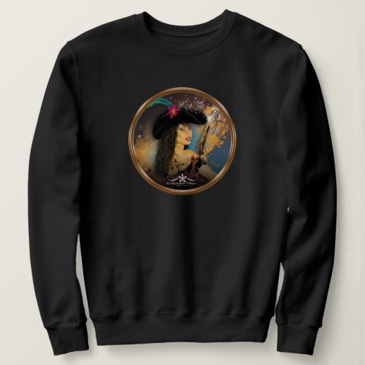 レディーブラックコルセア スウェットシャツ (デザイン正面)