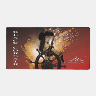 レディーブラックコルセア デスクマット