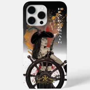 レディーブラックコルセア iPhone 15 PRO MAXケース