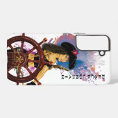 レディーブラックコルセア SAMSUNG GALAXYケース (裏面横)