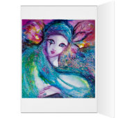 レディーブルーマスクベネチアンマスカレードパーティー (内側 (左))