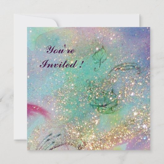 レディーブルーマスク エレガントなヴェネツィアンマスカレードパーティ 招待状 (裏面)