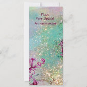 レディーブルーマスク エレガントマスカレードパーティープログラム 招待状 (裏面)