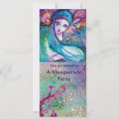 レディーブルーマスク エレガントマスカレードパーティープログラム 招待状 (正面)