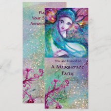 レディーブルーマスク エレガントマスカレードパーティープログラム