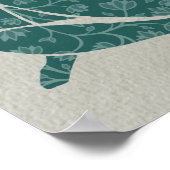 レディーブルーマティス再訪問プリントポスター紙 ポスター (角)