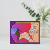 レディーブーツはがき ポストカード (スタンド正面)