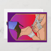 レディーブーツはがき ポストカード (正面/裏面)