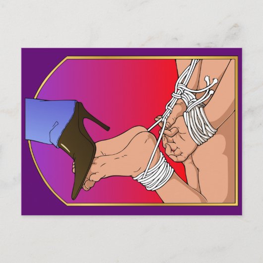 レディーブーツはがき ポストカード (正面)