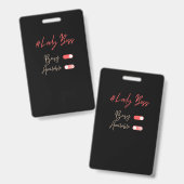 レディーボスバッジ バッジ (Front & Back)