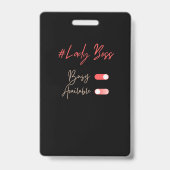 レディーボスバッジ バッジ (Back)