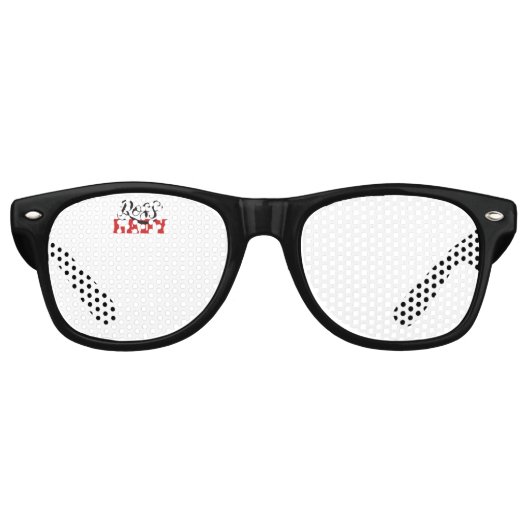 レディーボス - 強い自信のある女性デザイン レトロサングラス (正面)