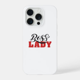 レディーボス - 強く自信に満ちた女性のデザイン iPhone 15 PROケース