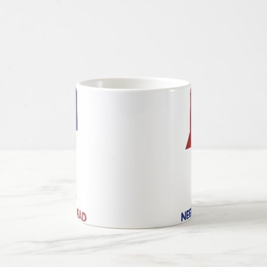 レディーボーイが頭を必要 コーヒーマグカップ (中央)