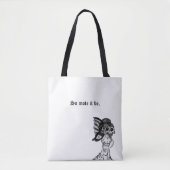 レディーマクベスブックトート トートバッグ (正面)