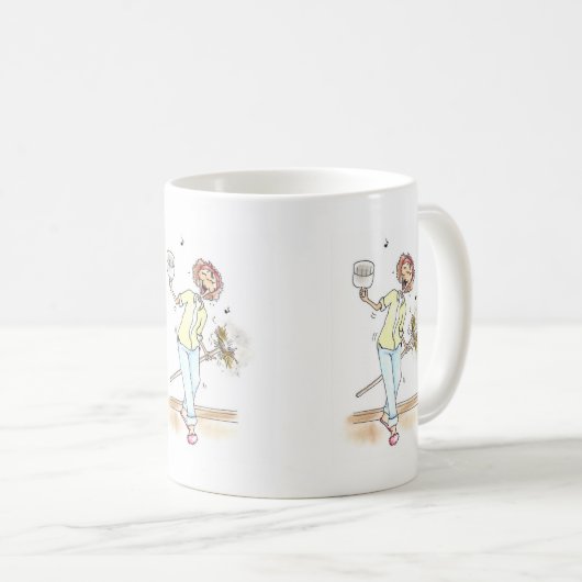 レディーマグの掃除 コーヒーマグカップ (正面右)