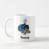 レディーマーメイド名前をカスタムする コーヒーマグカップ (左)