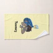 レディーマーメイド名前をカスタムする ハンドタオル (ハンドタオル)