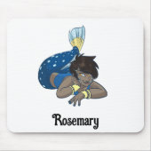 レディーマーメイド名前をカスタムする マウスパッド (正面)