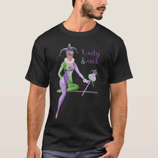 レディーラックハーレクイン Tシャツ (正面)