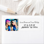 レディーラブ | LGBTQ+カップルAIアート ラベル (インサイチュ)