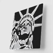 レディーリバティウォールクロック スクエア壁時計 (傾斜)