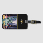 レディーリバティニューヨークシティグリーティング ラゲッジタグ (正面横)