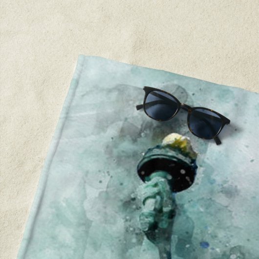 レディーリバティビーチタオル ビーチタオル (インサイチュ)